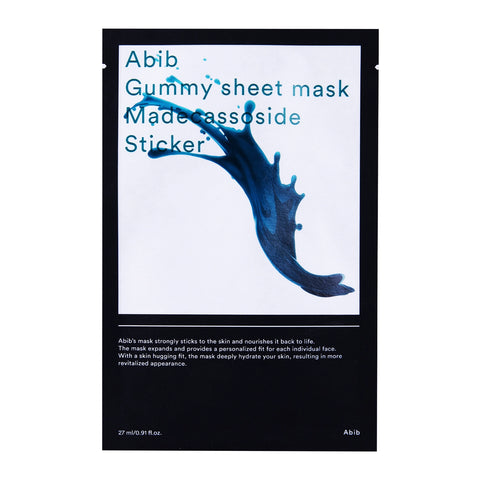 Abib Gummy Sheet Mask Madecassoside Sticker