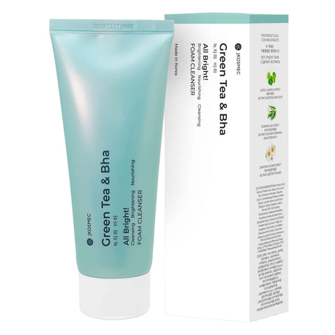 All Bright Green Tea and BHA Foam Cleanser